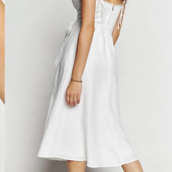 Reformation Kieryn Linen Dress - Picture 4 of 7